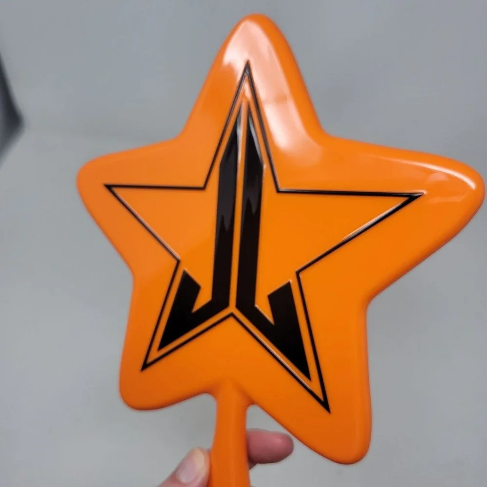 Jeffree Star Cosmetics‎ 2019 Limited Edition Halloween Hand Mirror Orange Black